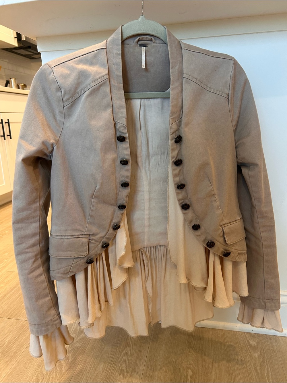 Price is Negotiable Free People Romantic Ruffles Jacket - Picture 4 of 6